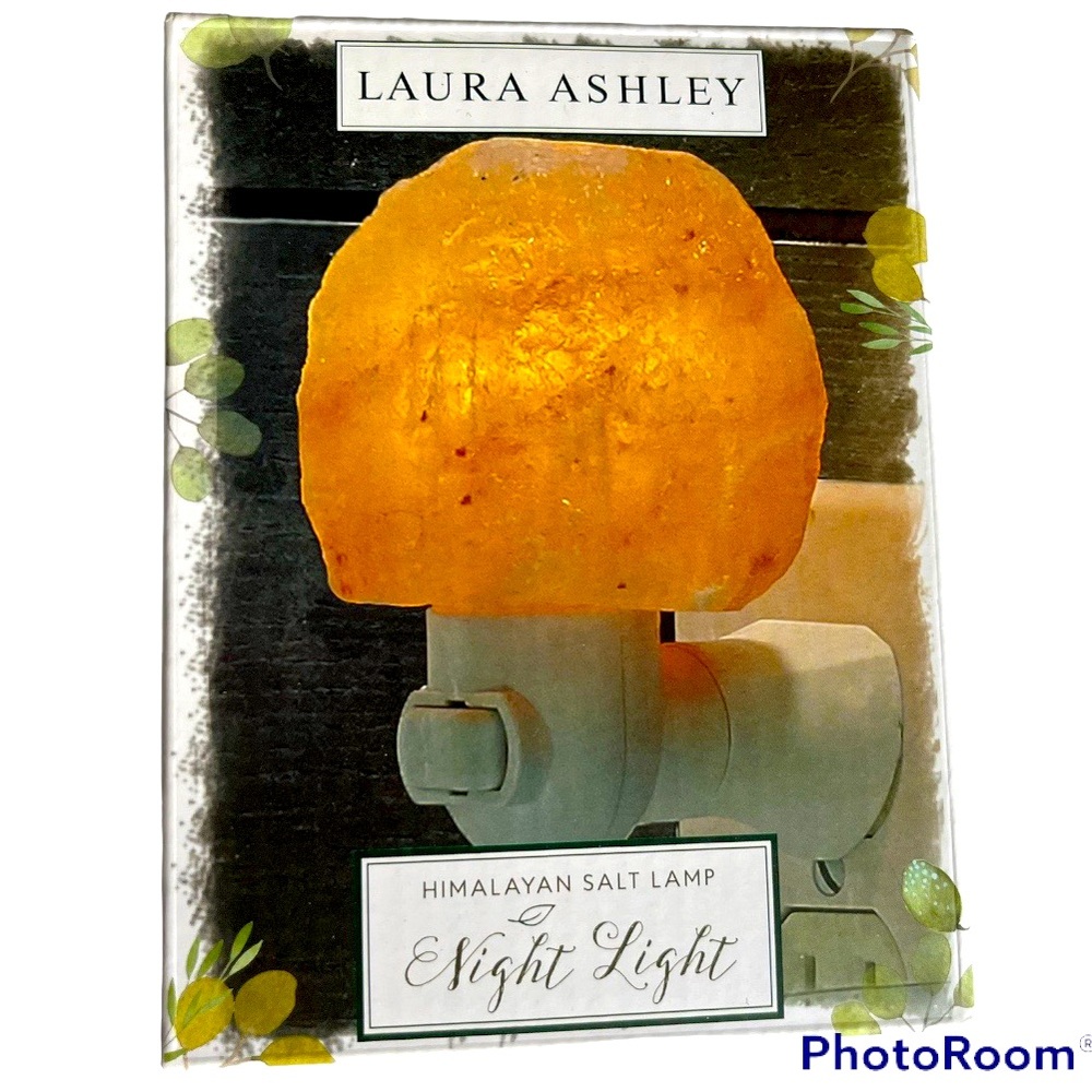 Laura Ashley Himalayan salt night light.